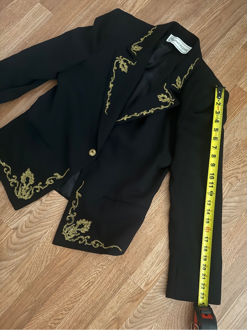 Vintage Evan-Picone Embroidered Blazer Sz 8